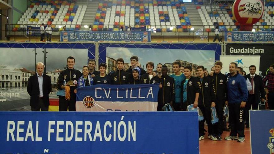 El cadete masculino del CV L&#039;Illa-Grau, campeón de Copa