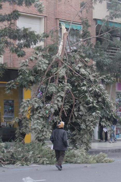 La borrasca Ana, a su paso por Cartagena