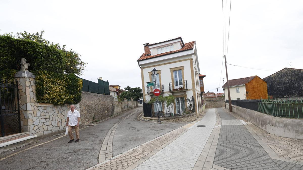 La calle del Carmen, en Villalegre.