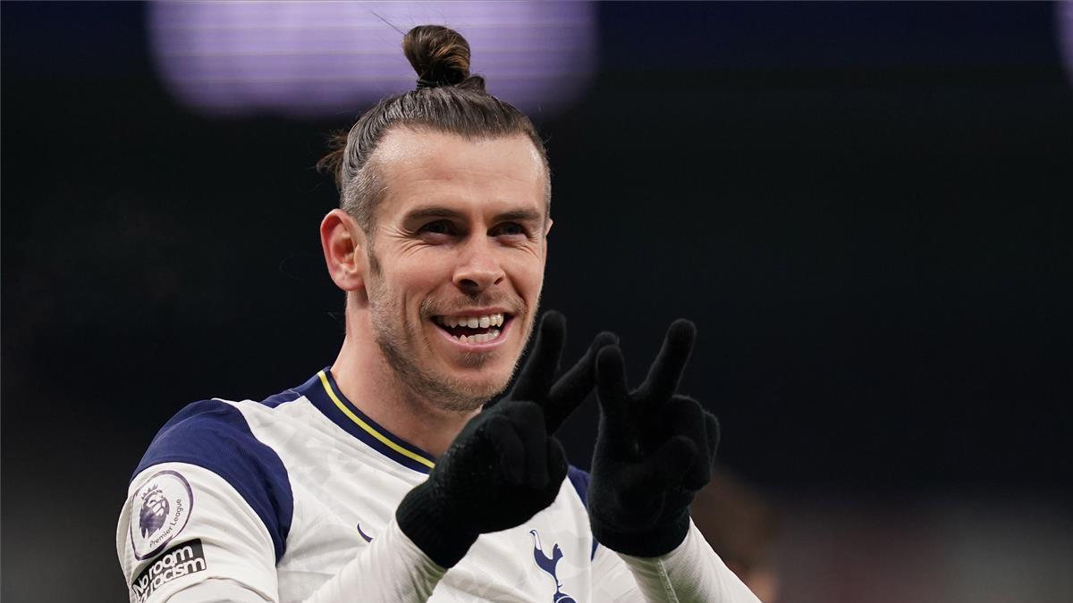 Gareth Bale celebrando su gol ante el Crystal Palace