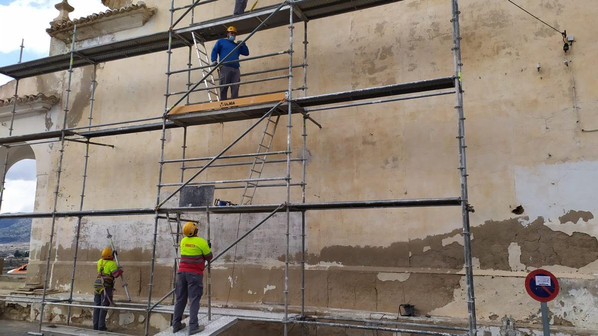 Obras en la ermita