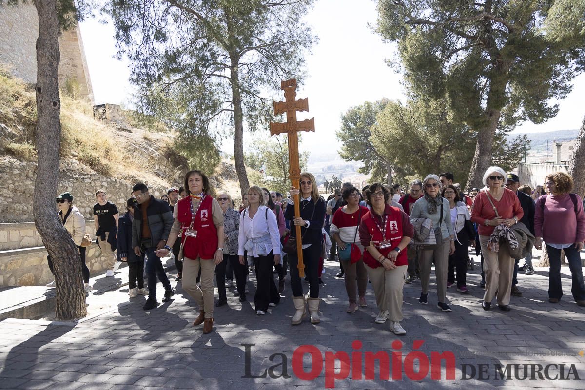 La vicaría de Cartagena, la UCAM, junto a asociaciones y peregrinos de toda España se ponen a los pies de la Vera Cruz