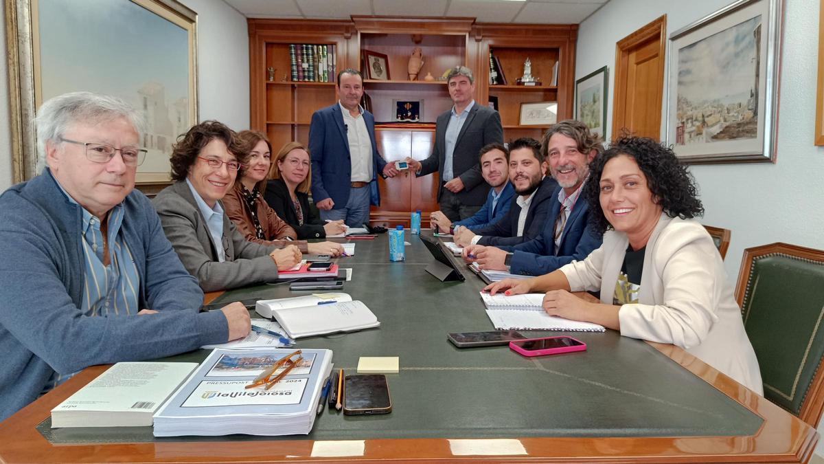 El equipo de gobierno del PP de La Vila Joiosa.
