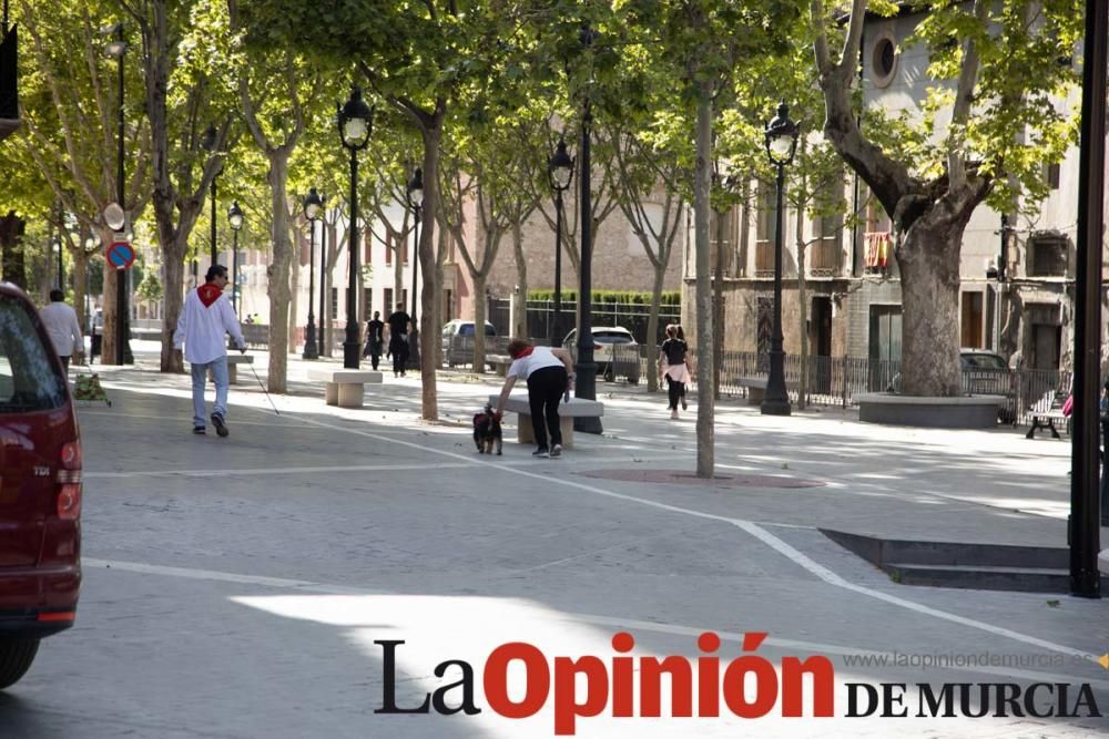 Desescalada en Caravaca: Los 'runners' se ataviaro