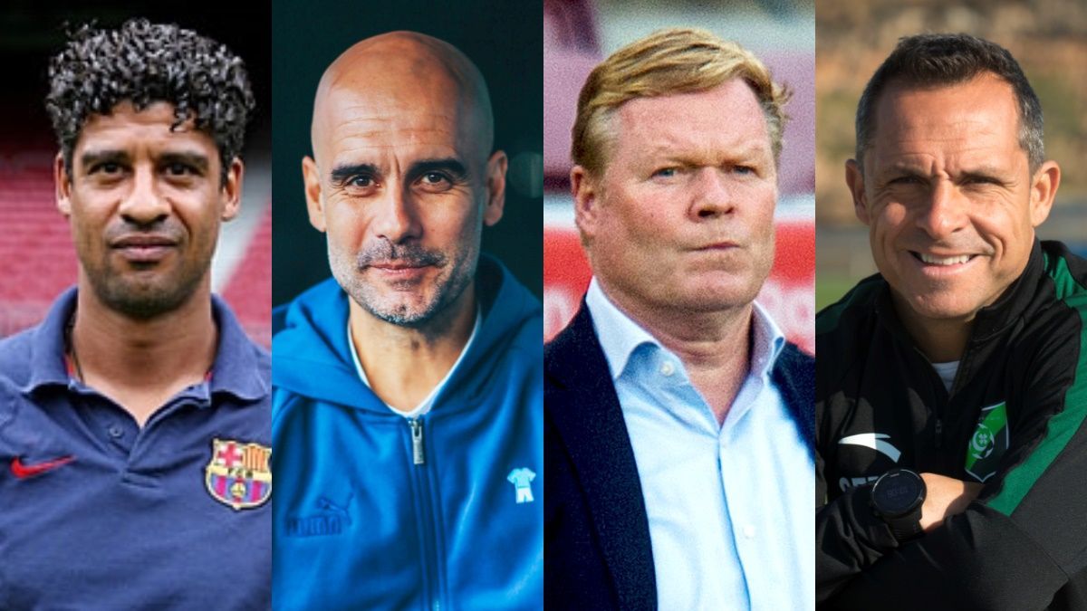 Rijkaard, Guardiola, Koeman y Barjuan