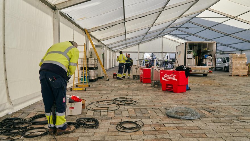 Negocios turísticos de Cáceres se quejan de la carpa del Carnaval: &quot;Es imposible descansar&quot;