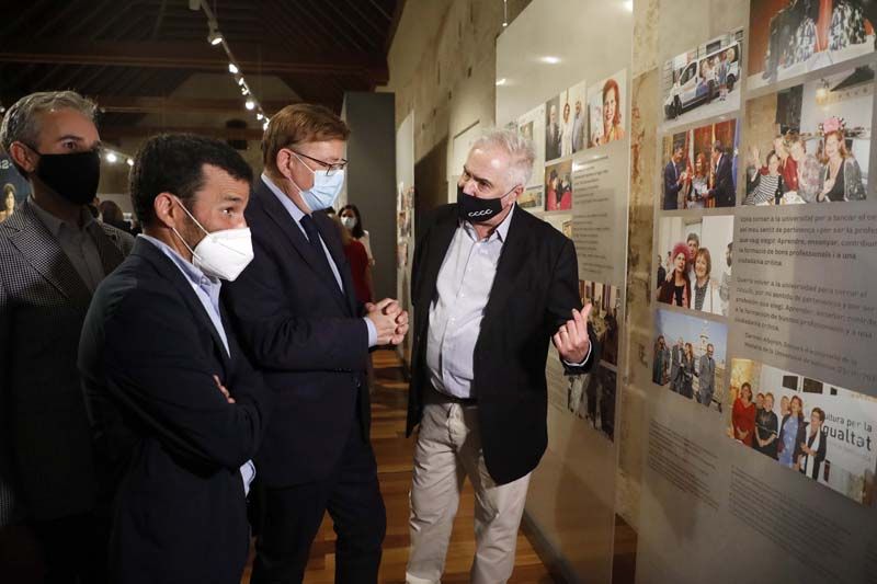 Inauguración de la exposición de Carmen Alborch en València