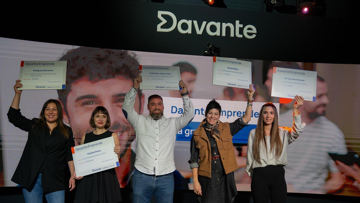 Los cinco ganadores de la primera edición de Davante Emprende son proyectos capaces de poner en marcha negocios de impacto.