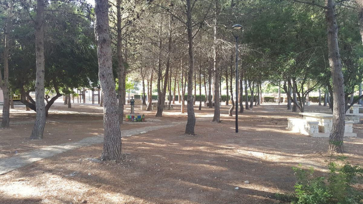 El parque de La Plana de la Font d'en Carròs es un espacio muy concurrido en las fiestas de Pascua y Sant Vicent