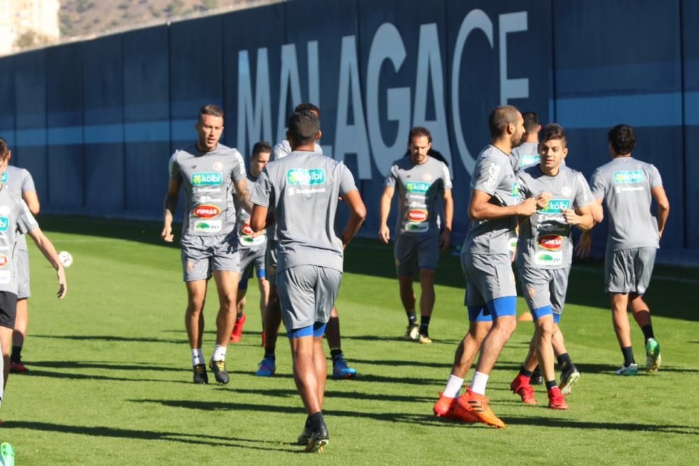 Entrenamiento de la selección de Costa Rica en Málaga