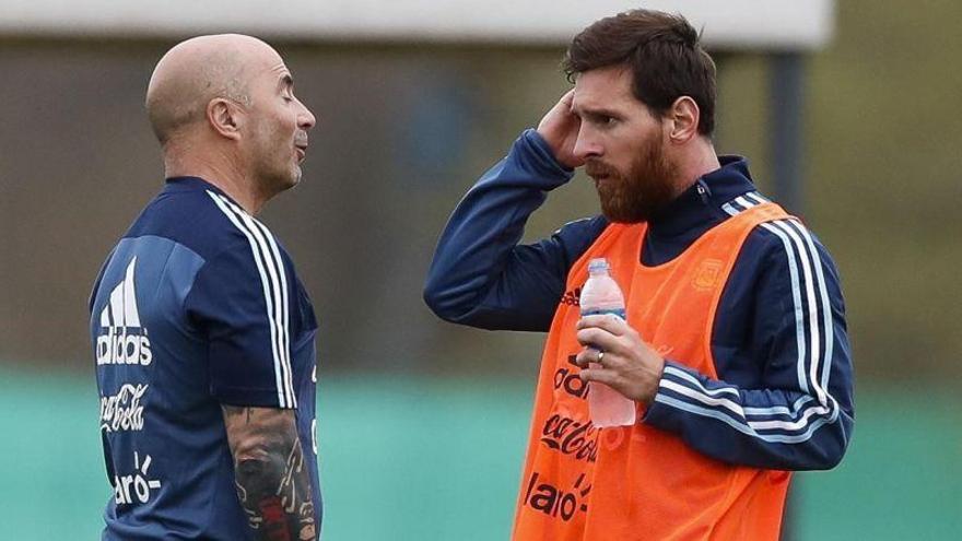 Sampaoli: &quot;Messi es un animal competitivo&quot;