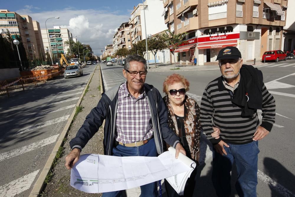 Reivindicación vecinal por las obras de la avenida Tomás Aznar Domenech