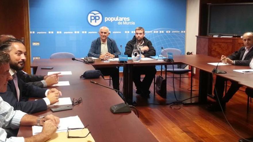 Alberto Garre presidiendo el Comité de Derechos y Garantías del Partido Popular.