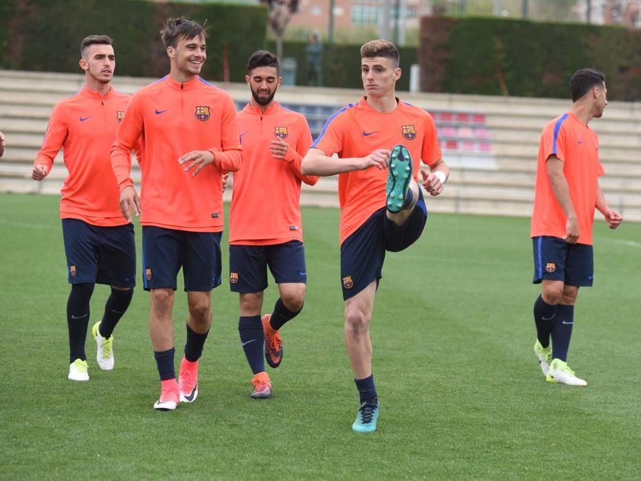 Entrenament del Barça juvenil