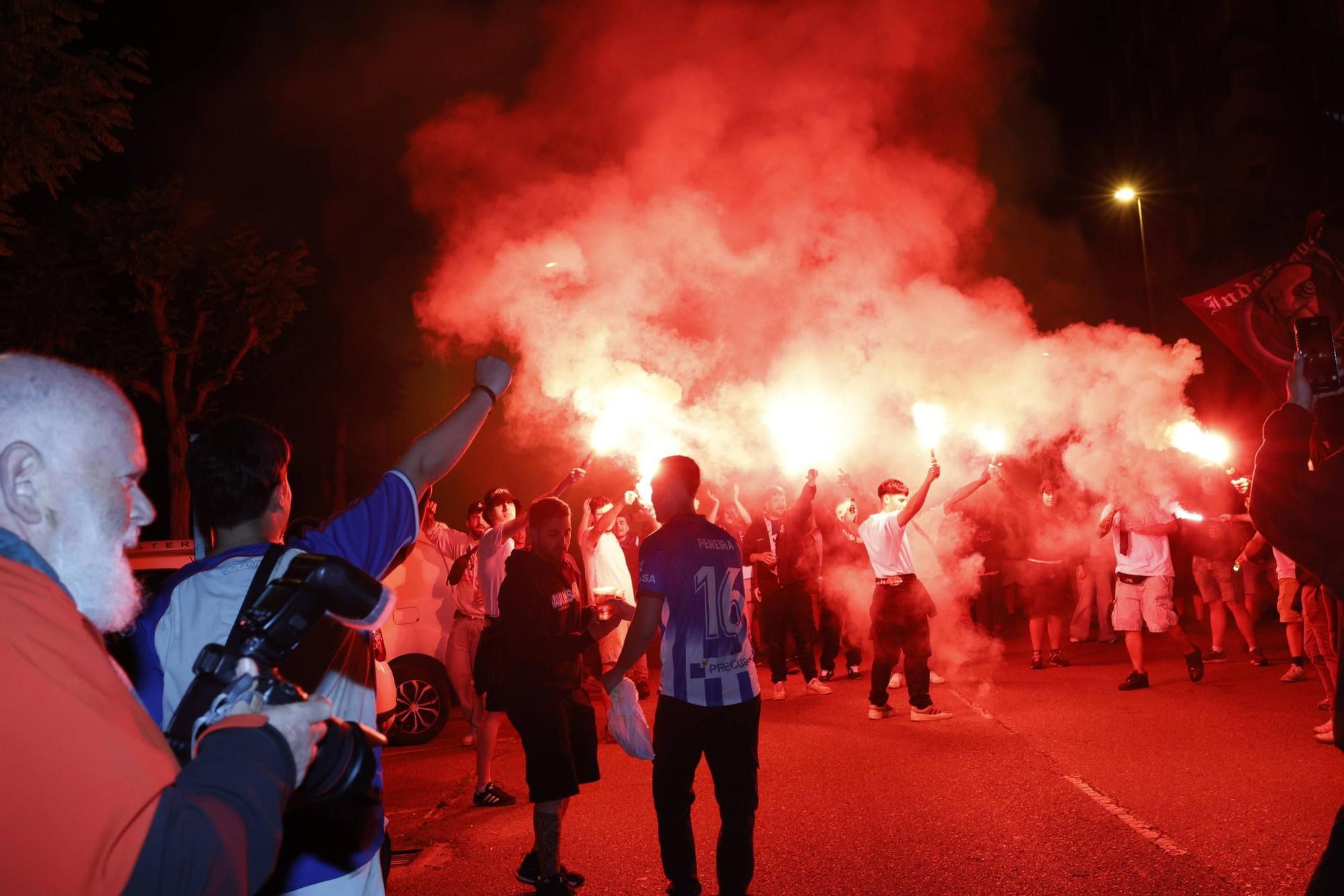 EN IMÁGENES: Locura en las calles de Avilés por el ascenso