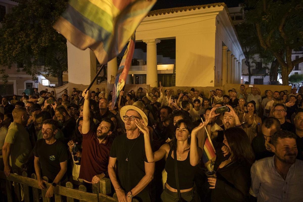 Imágenes del pregón del Ibiza Pride en Dalt Vila