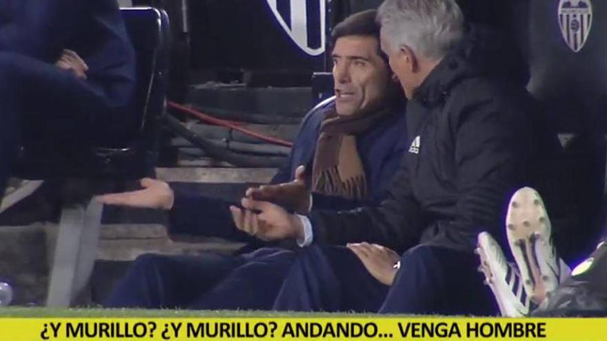 Enfado de Marcelino con sus jugadores: &quot;¡Van andando, van andando todos!&quot;