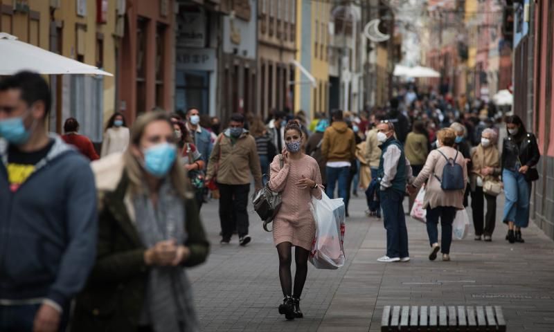 Día de compras durante la pandemia