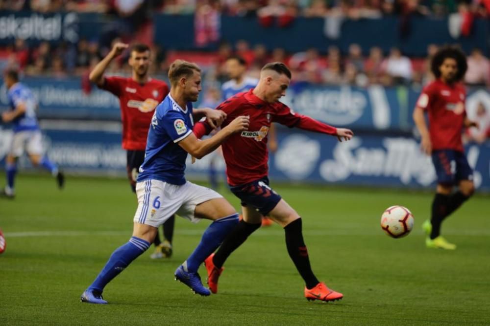 El partido entre el Osasuna y el Real Oviedo, en imágenes