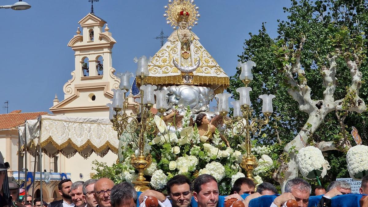Traslado de la Mare de Déu desde la basílica de Lledó a la ciudad