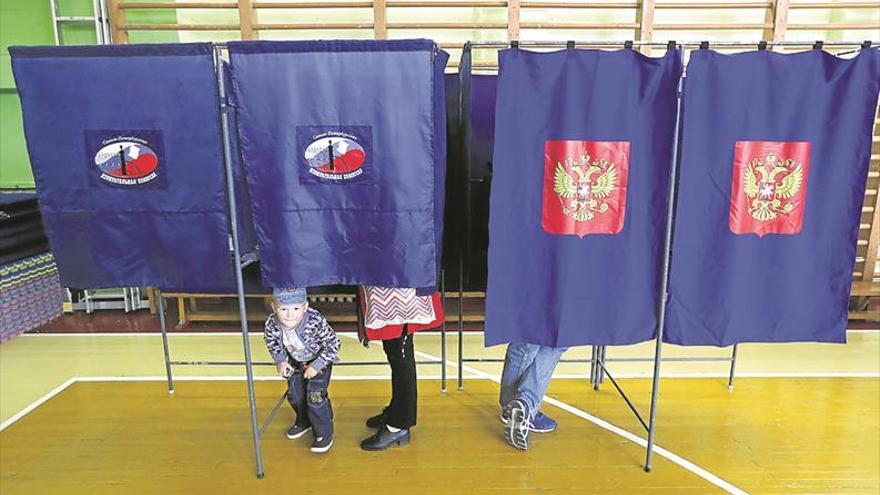 Las elecciones locales de Rusia se saldan con una gran abstención