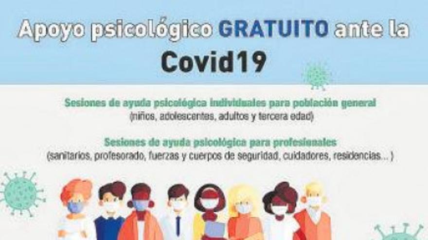 En marcha el nuevo servicio de apoyo psicológico ante el covid