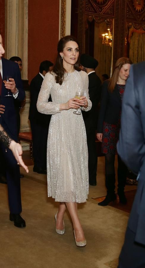 Kate Middleton: vestido 'paillettes'