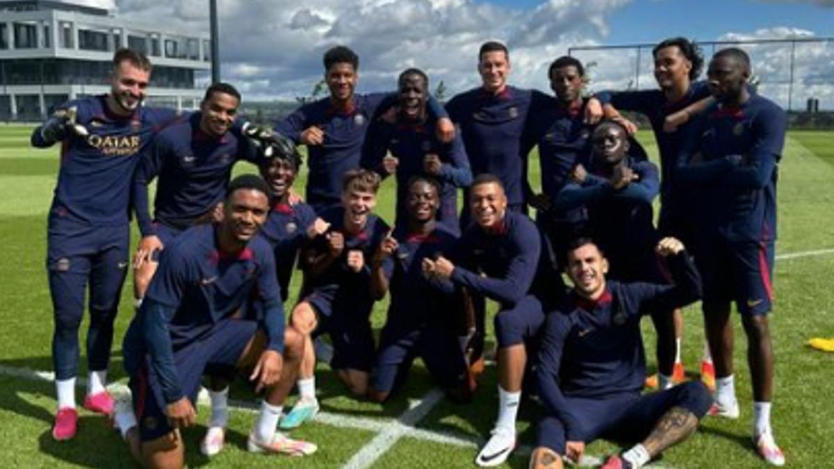 Mbappé, sonriente en su perfil de Instagram