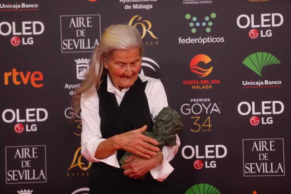 Los ganadores de los Goya 2020.