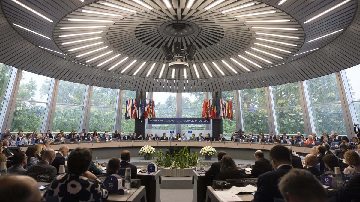 Reunión del Consejo de Europa en la que se ha adoptado el primer tratado internacional sobre IA.