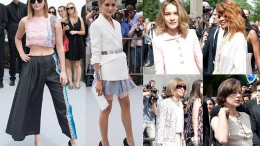 Jennifer Lawrence, Kristen Stewart, Rihanna, Olivia Palermo... el exclusivo front row de Dior