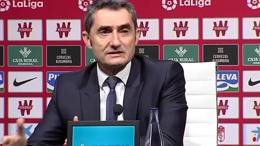 Valverde: "Hoy no hemos merecido ganar"