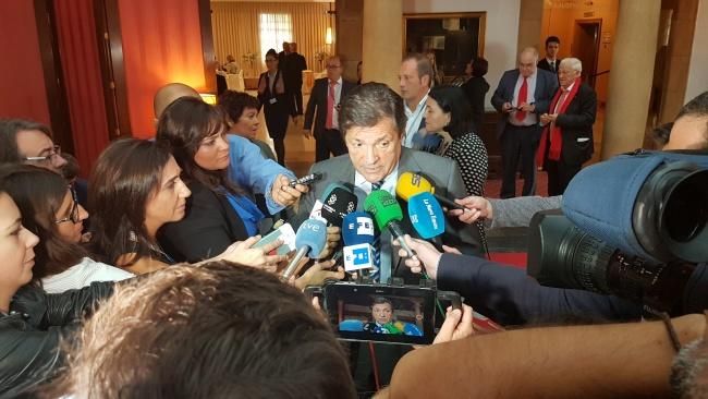 Ambiente en el hotel de la Reconquista la mañana del día de entrega del los premios Princesa de Asturias