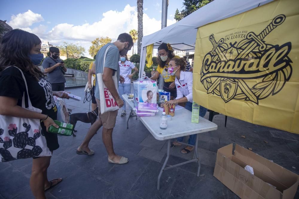 Canamunt y Canavall comienzan la recogida de alimentos