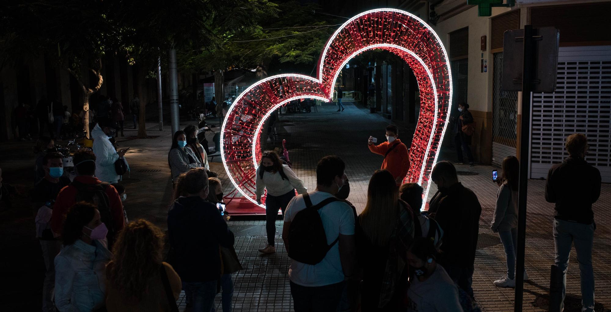 Encendido del alumbrado navideño en Santa Cruz de Tenerife