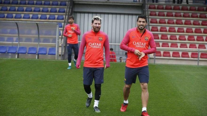 Messi ya se entrena