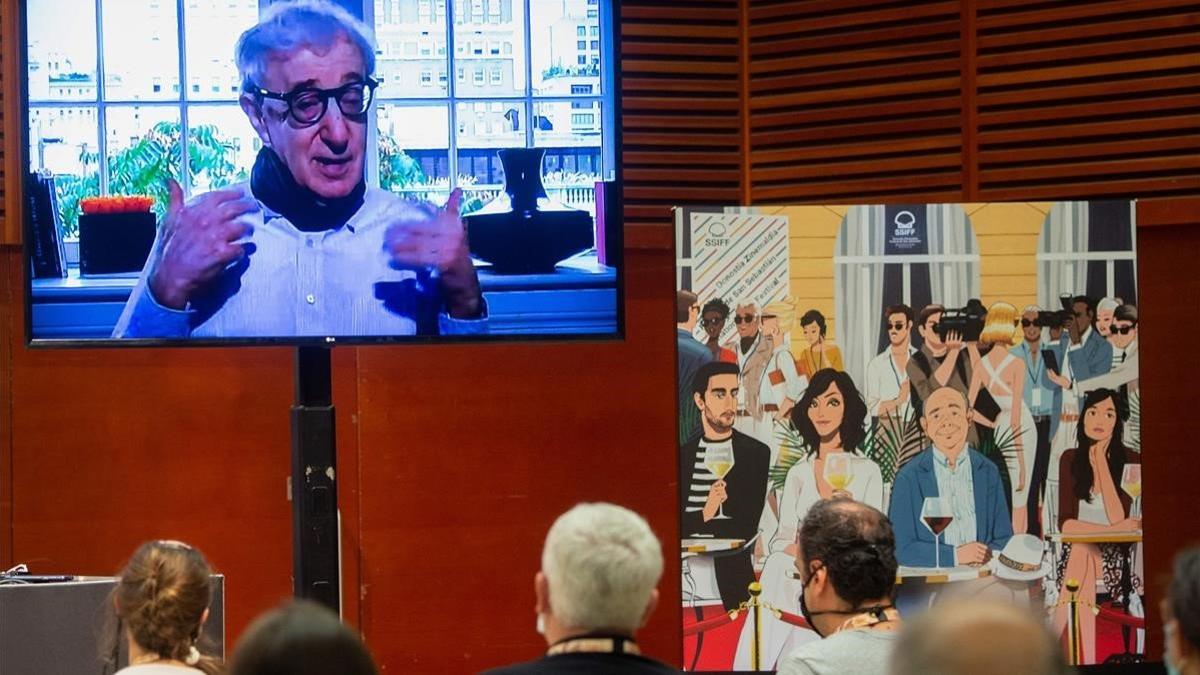 Woody Allen, en la rueda de prensa virtual de presentación de 'Rifkin's Festival'