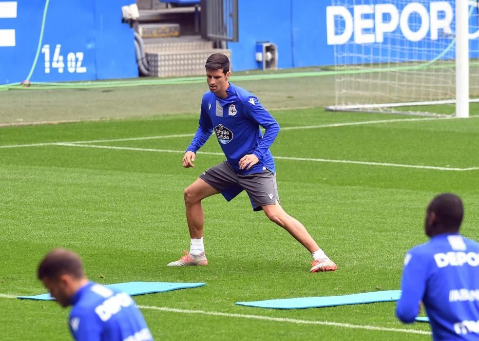 El Dépor prepara en Riazor el duelo de Las Palmas