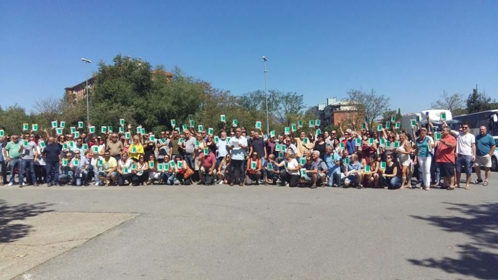 Mobilització a Girona de les autoescoles