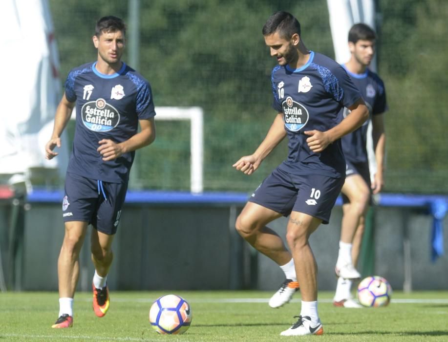 Cuarto entrenamiento de la semana - El domingo, el Dépor recibe al Athletic en Riazor.