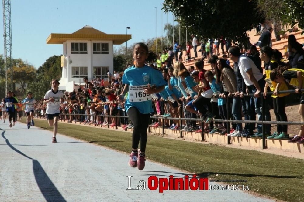 Final Cross Escolar de Lorca: Benjamin femenino