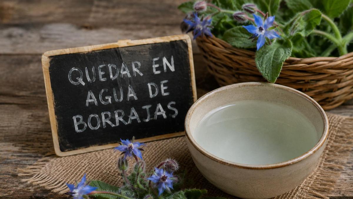Quedar en agua de borrajas es una variación de la expresión original.