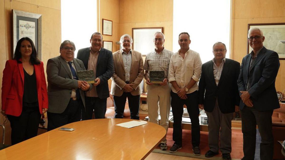 Un momento de la entrega de los premios.