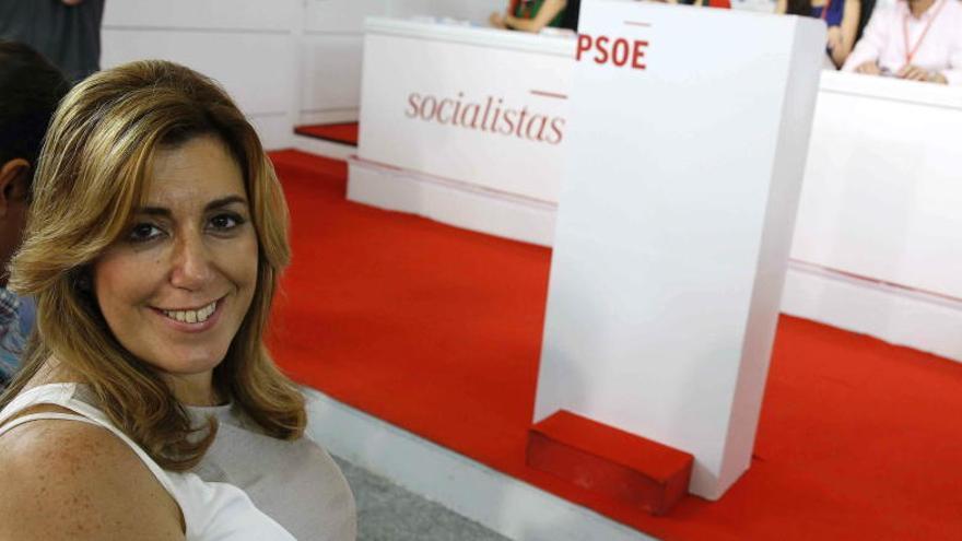 Susana Díaz, en el Comité Federal del PSOE.