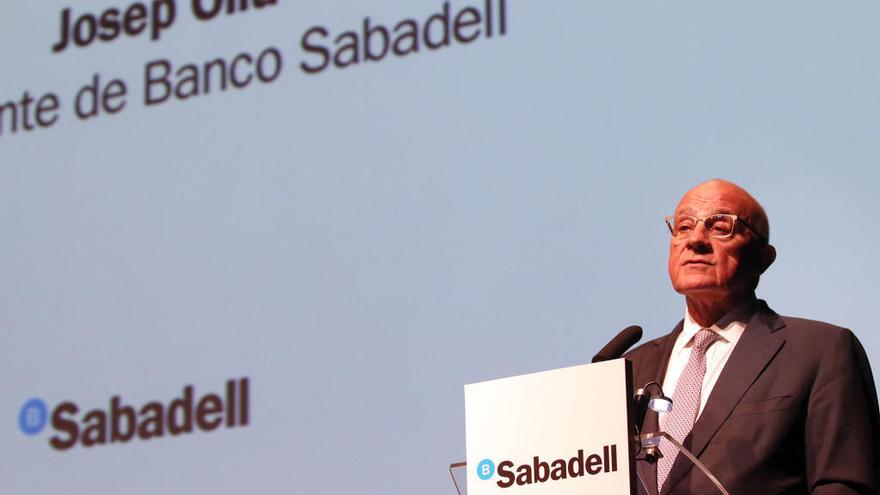 Josep Oliu, presidente de Banco Sabadell.