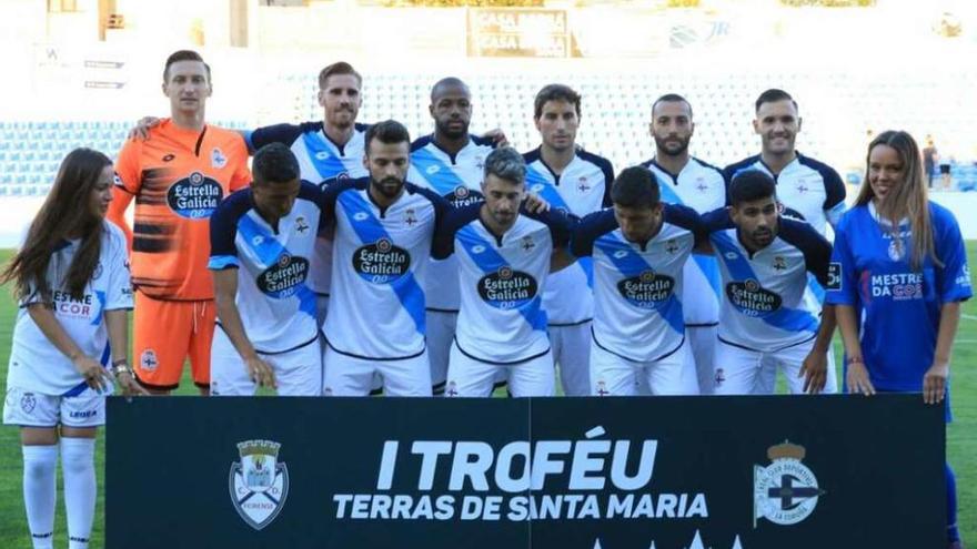 El once inicial que eligió Gaizka Garitano para el partido de ayer en el estadio Marcolino Castro.