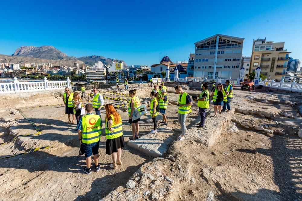 Excavación arqueológica en el Castell de Benidorm