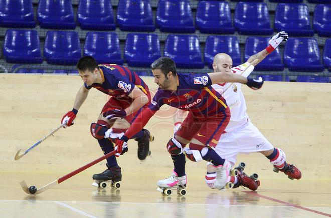 El FC Barcelona Lassa recibe el título de la OK Liga