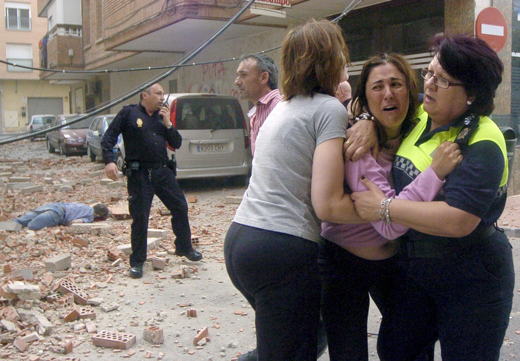 Las imágenes más impactantes del terremoto de Lorca