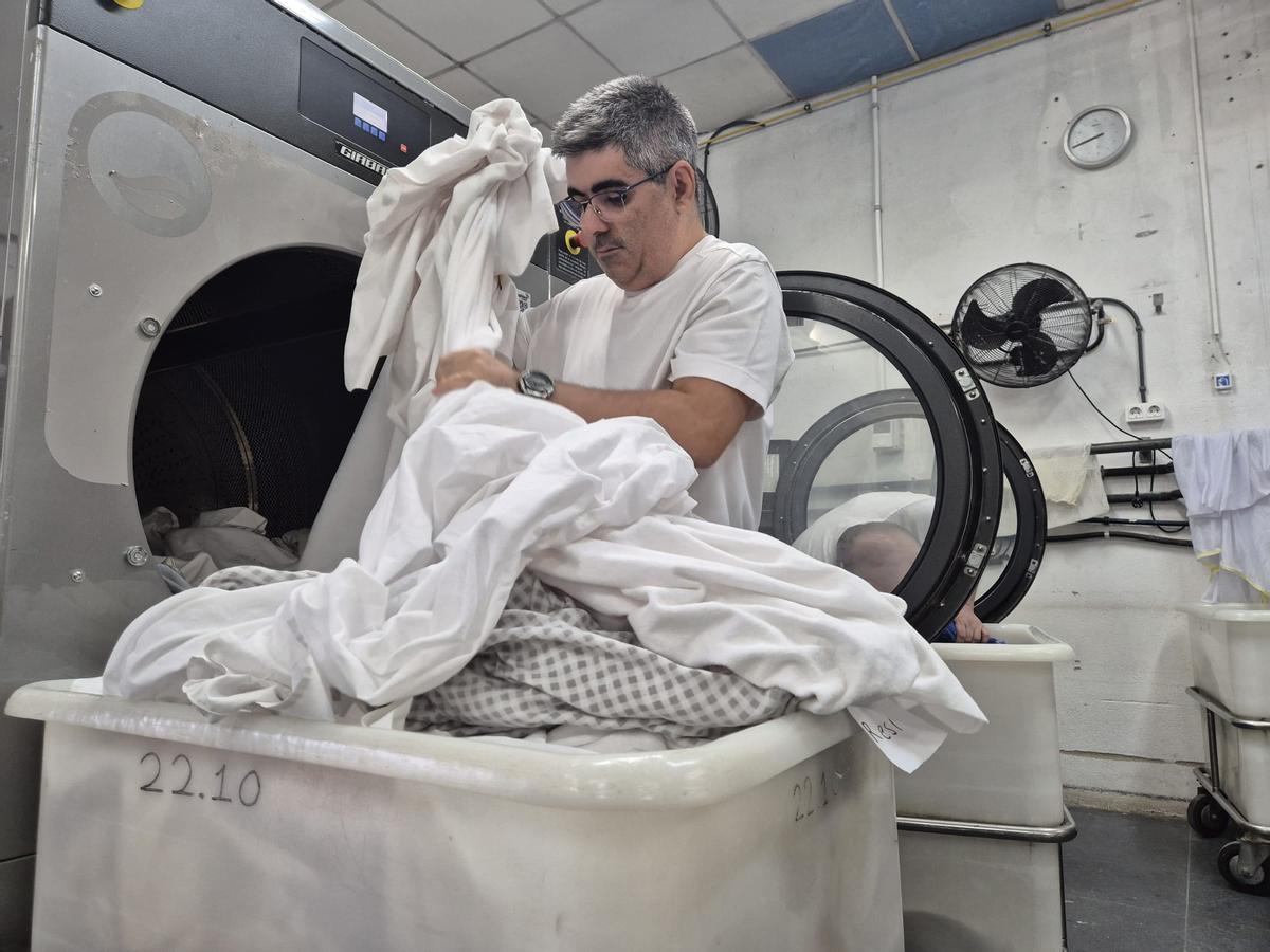 El servei de bugaderia és una de les especialitats de la Fundació